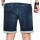 Alessandro Salvarini Herren Jeans Shorts Dunkelblau Comfort Fit O242 W29