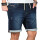 Alessandro Salvarini Herren Jeans Shorts Dunkelblau Comfort Fit O242 W30