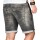 Alessandro Salvarini Herren Jeans Shorts Grau Comfort Fit O243 W31