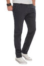 Alessandro Salvarini Herren Designer Chino Stoff Hose Anthrazit Regular Fit O016