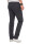 Alessandro Salvarini Herren Designer Chino Stoff Hose Anthrazit Regular Fit O016 W34 L32