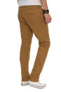 Alessandro Salvarini Herren Designer Chino Stoff Hose Camel Regular Fit O016