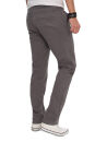 Alessandro Salvarini Herren Designer Chino Stoff Hose Grau Regular Fit O016 W32 L30