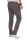 Alessandro Salvarini Herren Designer Chino Stoff Hose Grau Regular Fit O016 W32 L30