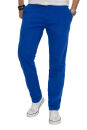 Alessandro Salvarini Herren Designer Chino Stoff Hose Royalblau Regular Fit O016