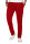 Alessandro Salvarini Herren Designer Chino Stoff Hose Rot Regular Fit O016 W29 L30