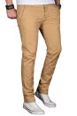 Alessandro Salvarini Herren Designer Chino Stoff Hose...