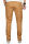 Alessandro Salvarini Herren Designer Chino Stoff Hose Camel Regular Slim O024 W38 L34