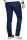 Alessandro Salvarini Herren Designer Chino Stoff Hose Dunkelblau Regular Slim O024