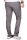 Alessandro Salvarini Herren Designer Chino Stoff Hose Grau Regular Slim O024