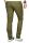 Alessandro Salvarini Herren Designer Chino Stoff Hose Olive Regular Slim O024 W29 L30