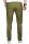 Alessandro Salvarini Herren Designer Chino Stoff Hose Olive Regular Slim O024 W29 L30