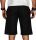 Alessandro Salvarini Herren Designer kurze Hose Schwarz Regular Fit O096