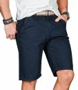 Alessandro Salvarini Herren Designer kurze Hose Navy Regular Fit O096 W30