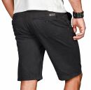 Alessandro Salvarini Herren Designer kurze Hose Anthrazit Regular Fit O096 W30