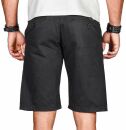 Alessandro Salvarini Herren Designer kurze Hose Anthrazit Regular Fit O096 W30