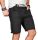 Alessandro Salvarini Herren Designer kurze Hose Anthrazit Regular Fit O096 W30