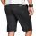 Alessandro Salvarini Herren Designer kurze Hose Anthrazit Regular Fit O096 W30