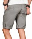 Alessandro Salvarini Herren Designer kurze Hose Grau Regular Fit O096 W30