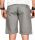 Alessandro Salvarini Herren Designer kurze Hose Grau Regular Fit O096 W30