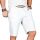 Alessandro Salvarini Herren Designer kurze Hose Weiss Regular Fit O096