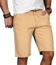 Alessandro Salvarini Herren Designer kurze Hose Beige...