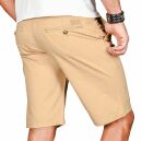 Alessandro Salvarini Herren Designer kurze Hose Beige Regular Fit O096 W29