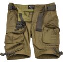 Alessandro Salvarini Herren Cargoshorts mit Gürtel O-079 - Olive-W30