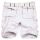 Alessandro Salvarini Herren Designer Cargo Shorts Weiß  O079 W32