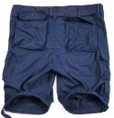 Alessandro Salvarini Herren Designer Cargo Shorts Navy O079