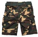 Alessandro Salvarini Herren Designer Cargo Shorts...
