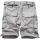 Alessandro Salvarini Herren Designer Cargo Shorts Hellgrau O079 W30