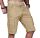 Alessandro Salvarini Herren Designer Cargo Shorts Beige O037 W38