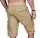 Alessandro Salvarini Herren Designer Cargo Shorts Beige O037 W38