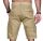 Alessandro Salvarini Herren Designer Cargo Shorts Beige O037 W38