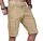 Alessandro Salvarini Herren Designer Cargo Shorts Beige O037 W40