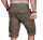 Alessandro Salvarini Herren Designer Cargo Shorts Grün O037 W42