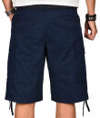 Alessandro Salvarini Herren Designer Cargo Shorts Navy O133 W30