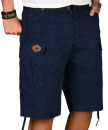 Alessandro Salvarini Herren Designer Cargo Shorts Navy O133 W31