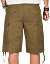 Alessandro Salvarini Herren Designer Cargo Shorts Olive O133 W31