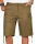 Alessandro Salvarini Herren Designer Cargo Shorts Olive O133 W32