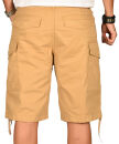 Alessandro Salvarini Herren Designer Cargo Shorts Beige O133