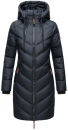 Marikoo Armasa Damen Winter Steppjacke Stepp Parka Winterjacke B842 Navy-Gr.S