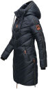 Marikoo Armasa Damen Winter Steppjacke Stepp Parka Winterjacke B842 Navy-Gr.M