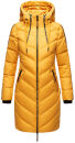 Marikoo Armasa Damen Winter Steppjacke Stepp Parka Winterjacke B842 Gelb-Gr.S