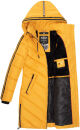 Marikoo Armasa Damen Winter Steppjacke Stepp Parka Winterjacke B842 Gelb-Gr.L