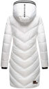 Marikoo Armasa Damen Winter Steppjacke Stepp Parka Winterjacke B842 Weiss-Gr.S