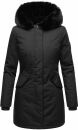 Marikoo Karambaa Damen Winterjacke gefüttert mit Kapuze B843 Schwarz-Gr.XS