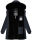 Marikoo Karambaa Damen Winterjacke gefüttert mit Kapuze B843 Navy-Gr.S