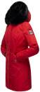 Marikoo Karambaa Damen Winterjacke gefüttert mit Kapuze B843 Rot-Gr.XS